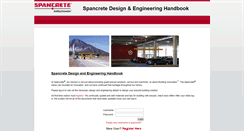 Desktop Screenshot of handbook.spancrete.com